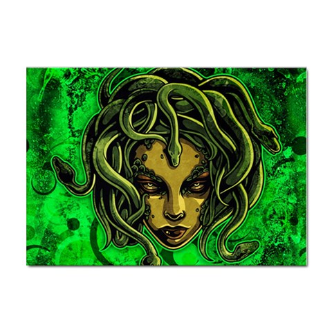 Medusa Sticker A4 (10 pack) from ArtsNow.com Front