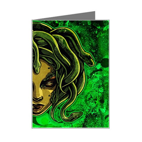 Medusa Mini Greeting Card from ArtsNow.com Left