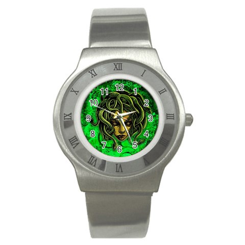 Medusa Stainless Steel Watch from ArtsNow.com Front