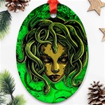 Medusa Oval Ornament (Two Sides)