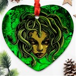 Medusa Heart Ornament (Two Sides)