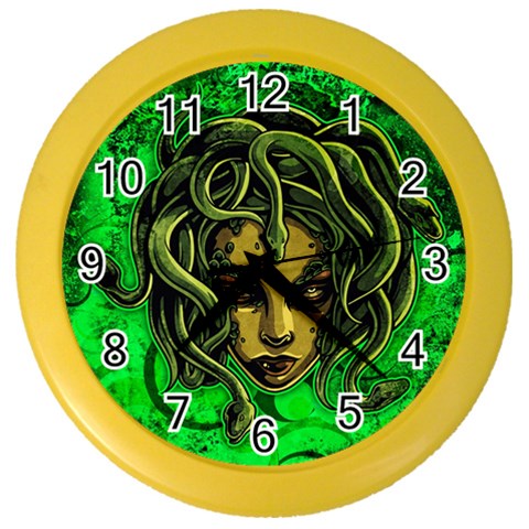 Medusa Color Wall Clock from ArtsNow.com Front