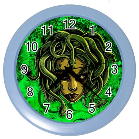 Medusa Color Wall Clock from ArtsNow.com Front