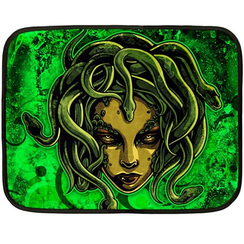 Medusa Double Sided Fleece Blanket (Mini) from ArtsNow.com 35 x27  Blanket Front