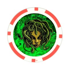 Medusa Poker Chip Card Guard (10 pack) from ArtsNow.com Front