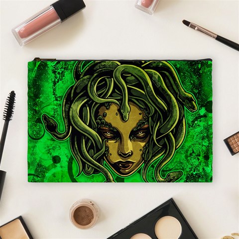 Medusa Cosmetic Bag (Large) from ArtsNow.com Front