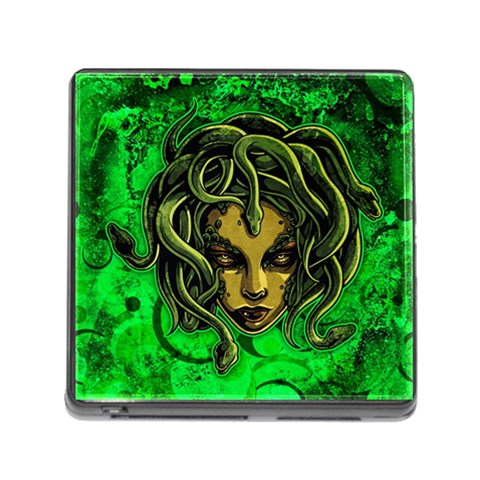 Medusa Memory Card Reader with Storage (Square) from ArtsNow.com Front