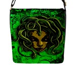 Medusa Flap Closure Messenger Bag (Large)