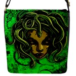 Medusa Flap Closure Messenger Bag (Small)