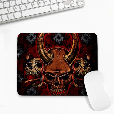 Evil Skulls Small Mousepad from ArtsNow.com Front