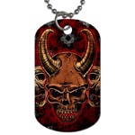 Evil Skulls Dog Tag (One Side)