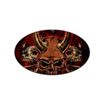 Evil Skulls Sticker Oval (10 pack)