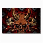 Evil Skulls Postcard 4 x 6  (Pkg of 10)