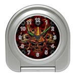 Evil Skulls Travel Alarm Clock