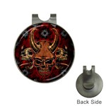 Evil Skulls Golf Ball Marker Hat Clip