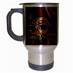 Evil Skulls Travel Mug (Silver Gray)