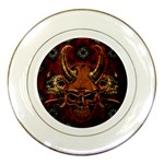 Evil Skulls Porcelain Plate