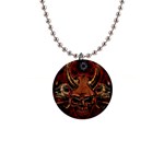 Evil Skulls 1  Button Necklace