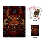 Evil Skulls Playing Cards Single Design