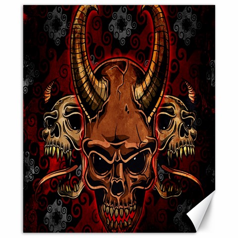 Evil Skulls Canvas 8  x 10  from ArtsNow.com 8.15 x9.66  Canvas - 1