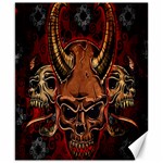 Evil Skulls Canvas 8  x 10 