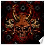 Evil Skulls Canvas 12  x 12 