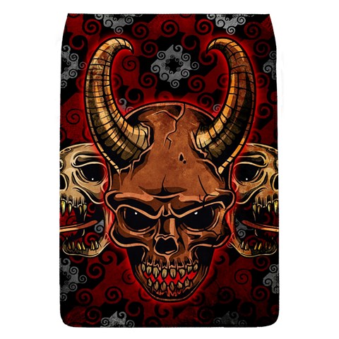 Evil Skulls Removable Flap Cover (Large) from ArtsNow.com Front