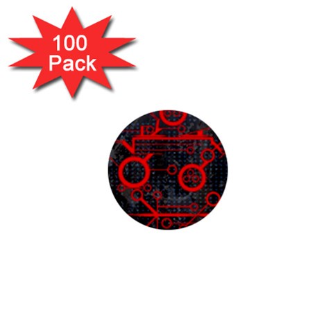 Tech 1  Mini Button (100 pack)  from ArtsNow.com Front