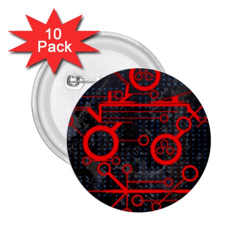 Tech 2.25  Button (10 pack) from ArtsNow.com Front