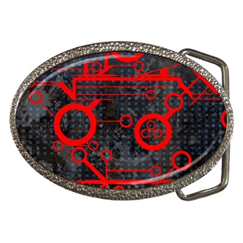 Tech Belt Buckle from ArtsNow.com Front