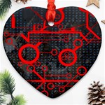 Tech Heart Ornament (Two Sides)