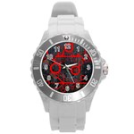 Tech Round Plastic Sport Watch Large