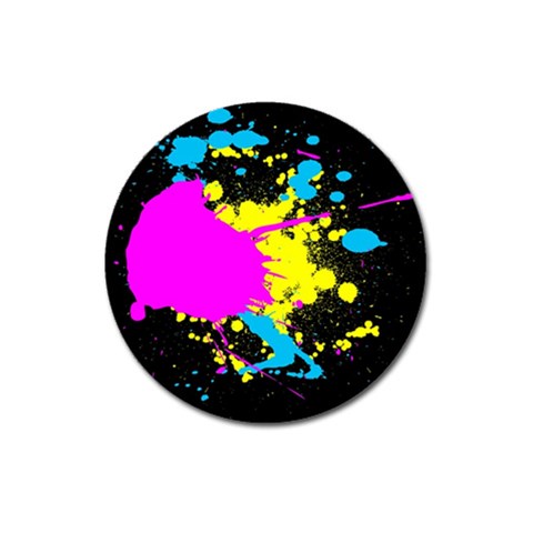 Splatter Magnet 3  (Round) from ArtsNow.com Front