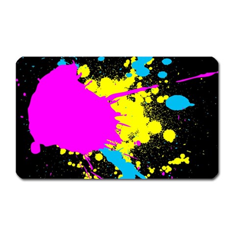 Splatter Magnet (Rectangular) from ArtsNow.com Front