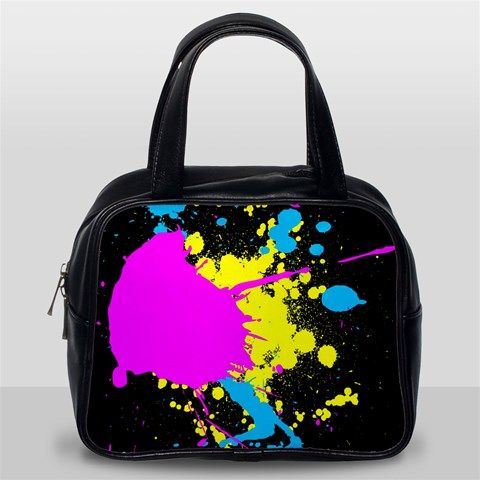 Splatter Classic Handbag (Two Sides) from ArtsNow.com Back