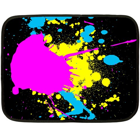 Splatter Double Sided Fleece Blanket (Mini) from ArtsNow.com 35 x27  Blanket Front