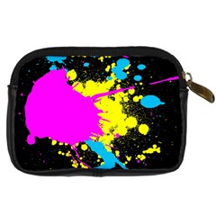 Splatter Digital Camera Leather Case from ArtsNow.com Back