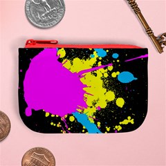 Splatter Mini Coin Purse from ArtsNow.com Front