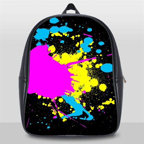 Splatter School Bag (Large) from ArtsNow.com Front