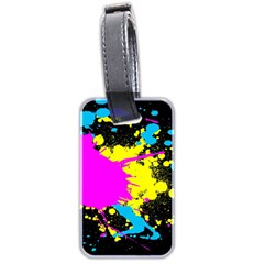 Splatter Luggage Tag (two sides) from ArtsNow.com Back