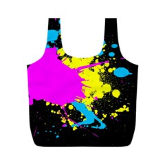 Splatter Full Print Recycle Bag (M) from ArtsNow.com Front