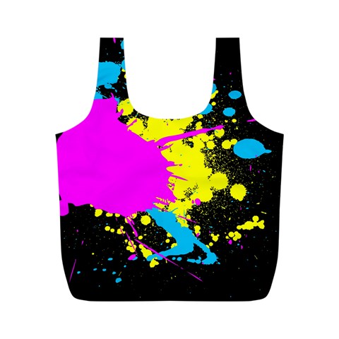 Splatter Full Print Recycle Bag (M) from ArtsNow.com Back