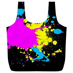 Splatter Full Print Recycle Bag (XL) from ArtsNow.com Front