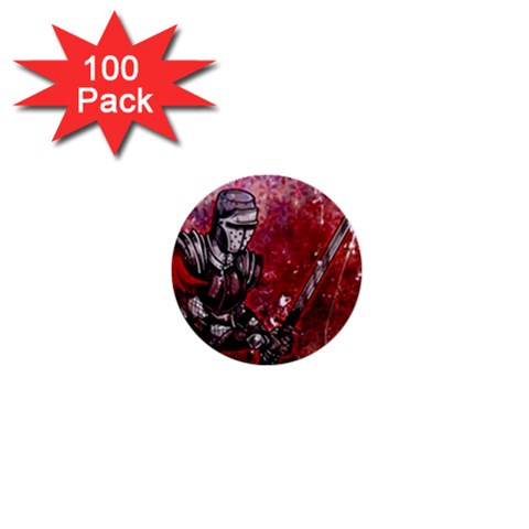 Knight 1  Mini Button (100 pack)  from ArtsNow.com Front