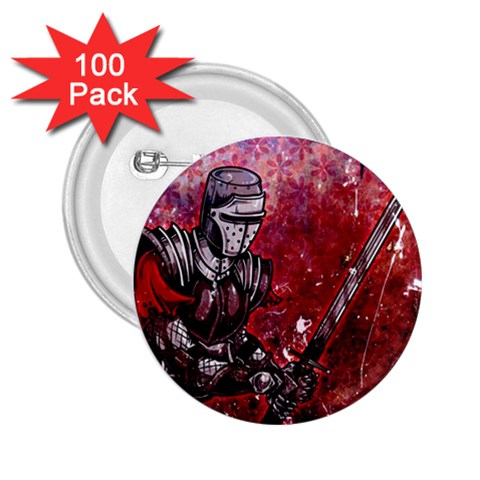 Knight 2.25  Button (100 pack) from ArtsNow.com Front