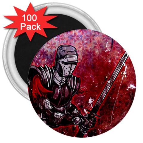 Knight 3  Magnet (100 pack) from ArtsNow.com Front