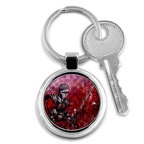 Knight Key Chain (Round) from ArtsNow.com Front