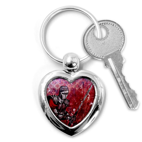 Knight Key Chain (Heart) from ArtsNow.com Front