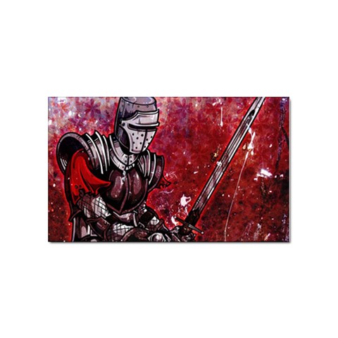 Knight Sticker (Rectangular) from ArtsNow.com Front