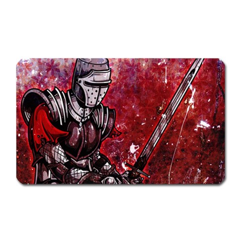 Knight Magnet (Rectangular) from ArtsNow.com Front